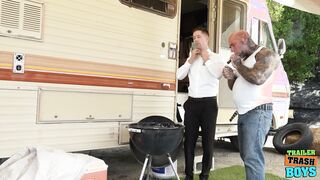 TRAILERTRASHBOYS Cherry Youngster Eddie Patrick Nailed By Male Jason