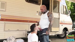 TRAILERTRASHBOYS Cherry Youngster Eddie Patrick Nailed By Male Jason