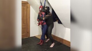 shoeless protection drone vs spiderman part 1