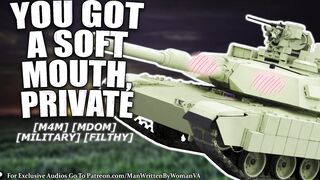 Gargle Your Commanding Officers Wood In An M1 Abram’s Tank [M4M] [MDOM] [MILITARY]