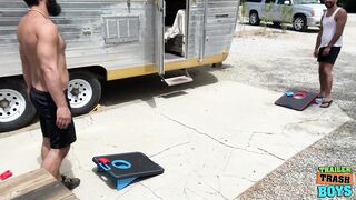 TRAILERTRASHBOYS Pup Hades And Giovanni Luvs Without a condom Sesh