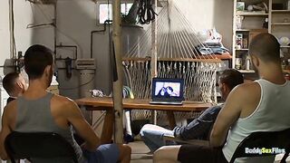 DaddySexFiles: Matthew Ford Offers Slow Pink cigar Rail In Front Of Steaming Daddies