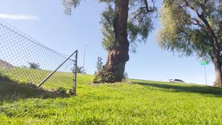 Toned, bare elderly boy gets insane and jerks in front of everybody. RISKY!