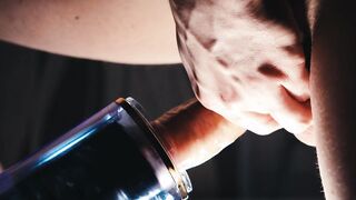 Rotation + Forearms-free-for-all = Incredible ejaculation! Fapping off a humungous molten rod with a hook-up fucktoy Acmejoy - Yan Rosy