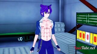 Camp Pal Yaoi - Yoichi making a suck off to Haruki and ejaculates in his hatch