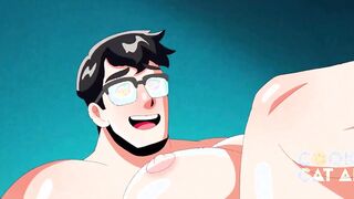 TEASER: 2 Muscle DILFs taking turns bottoming and railing