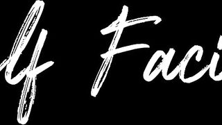 Gams up the wall self facial cumshot dual jizz