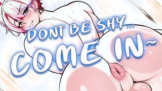 Roomy EVENTUALLY Strokes Your DINKY After Months of Taunting while Taking a Douche Together~ [Powerbottom] [Change] [Roomies to...?] [Sexual Stress]