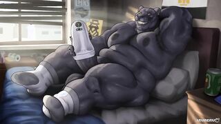 Stunner Playbox collab - Zanefer cartoon