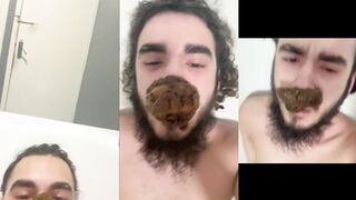 Huge SHIT on FACE toilet Martin Masa