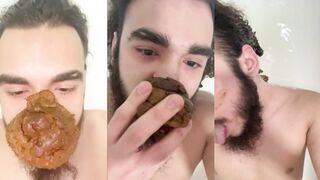 Huge SHIT on FACE toilet Martin Masa