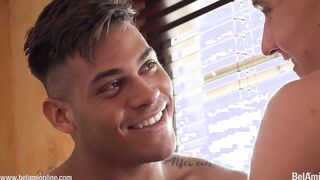 Bulky queer duo nails CONDOM-FREE