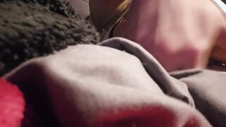 Poking my own rump with faux-cock