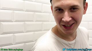 Creeping Into a Rest room for an Climax in a Engaged Restaurant and Nearly Caught