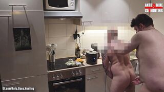 Heterosexual Nosey Boy Steven Very first Time Getting Nailed No condom After Mutual Blowage in the Kitchen