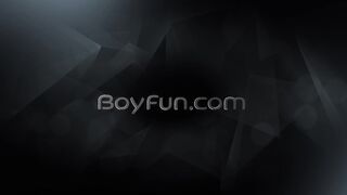 Humungous sporty youngster manhood needs ease & his sleek pal is more than capable!