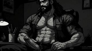 Homosexual Glamour Audio Describing Porno Sequences and Screaming