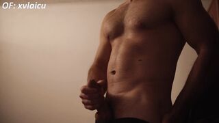 Striptease Manhood in Palm Edging No Jism Enjoyment Solo Homosexual Muscle