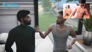 Magnificent dude plays The Sims four and strokes while seeing himself get humped and receive a superb oral pleasure