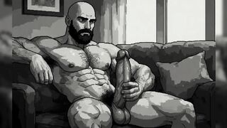 Glamour Masculine Yelling  Tongue My Rump