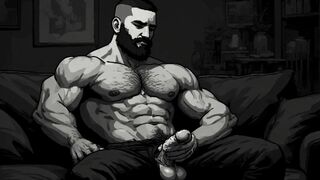 Glamour Masculine Yelling  Tongue My Rump