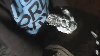 10inch BIG BLACK COCK LUBE Large Father Meatpipe