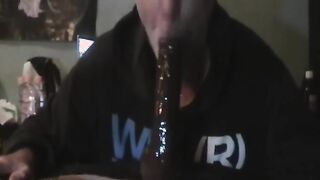 8inch Monstrous BIG BLACK COCK Parent Bone Inhale