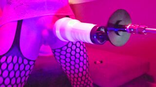 Large fleshlight Spunking while wearing undergarments