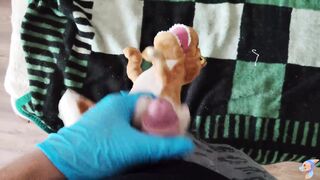 Brwon milky dinosaur