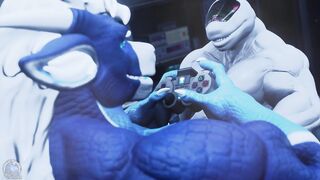 Doom Gooner, Druth & Synth Cumflation Casual Fuck-a-thon cartoon