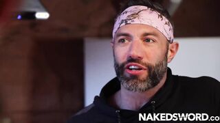 NAKEDSWORD Tattooed Reese Rideout Barebacks Roman Todd Hungry Hole