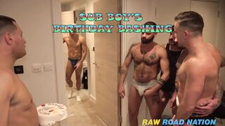 SUPER-NAUGHTY AGGRO B-DAY CAKE GROUP SMASH