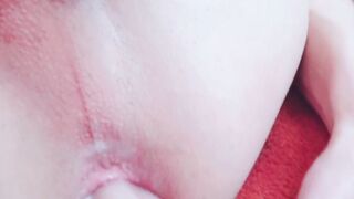 Close up Femboy rectal BIG BLACK COCK shag