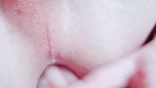 Close up Femboy rectal BIG BLACK COCK shag