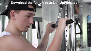 Handsome Gay Gym Training Turns Into Gay Hardcore Fucking