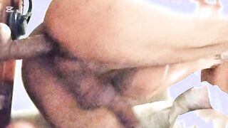 Faux-cock rail inflames crazy standing shove