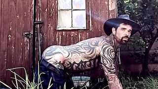 Cowboy Wank off - Early content