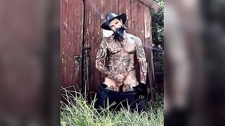 Cowboy Wank off - Early content