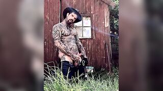 Cowboy Wank off - Early content