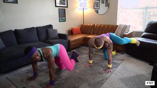 BBC Isaac X Gets Steamy Bareback From Inked Jake Waters