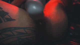 Thirsty Cluster fake penis Bruno on size MEATY-L flick by Kuro