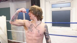 Throttling FaceSit on Marionette Youngster Fellow