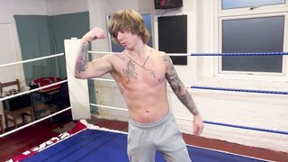 Throttling FaceSit on Marionette Youngster Fellow