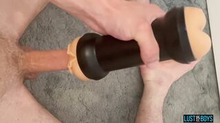 LustForBoys: Felix Hanan Plays With His Boner And Bootie With Faux-cock And Cunny Plaything