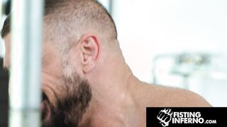 Tatted Up Bombshell Drilled With Monster Faux-cock - FistingInferno