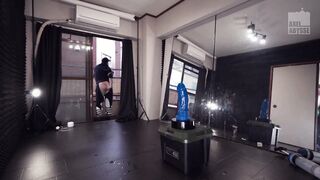 Horny Axel Abysse Rides Monster Dildo After Solo Fisting
