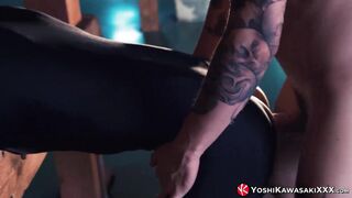 YOSHIKAWASAKIXXX - Asian Yoshi Kawasaki Spitroasted In 3some