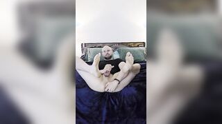 Instructing my taut crevice