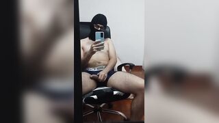 Mirror obsession fuels nasty homosexual onanism