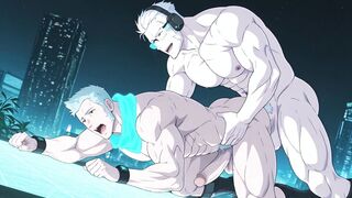 AI Queer Toon Pinch Compilation: 13 Type: Rear end - Neon Instruction